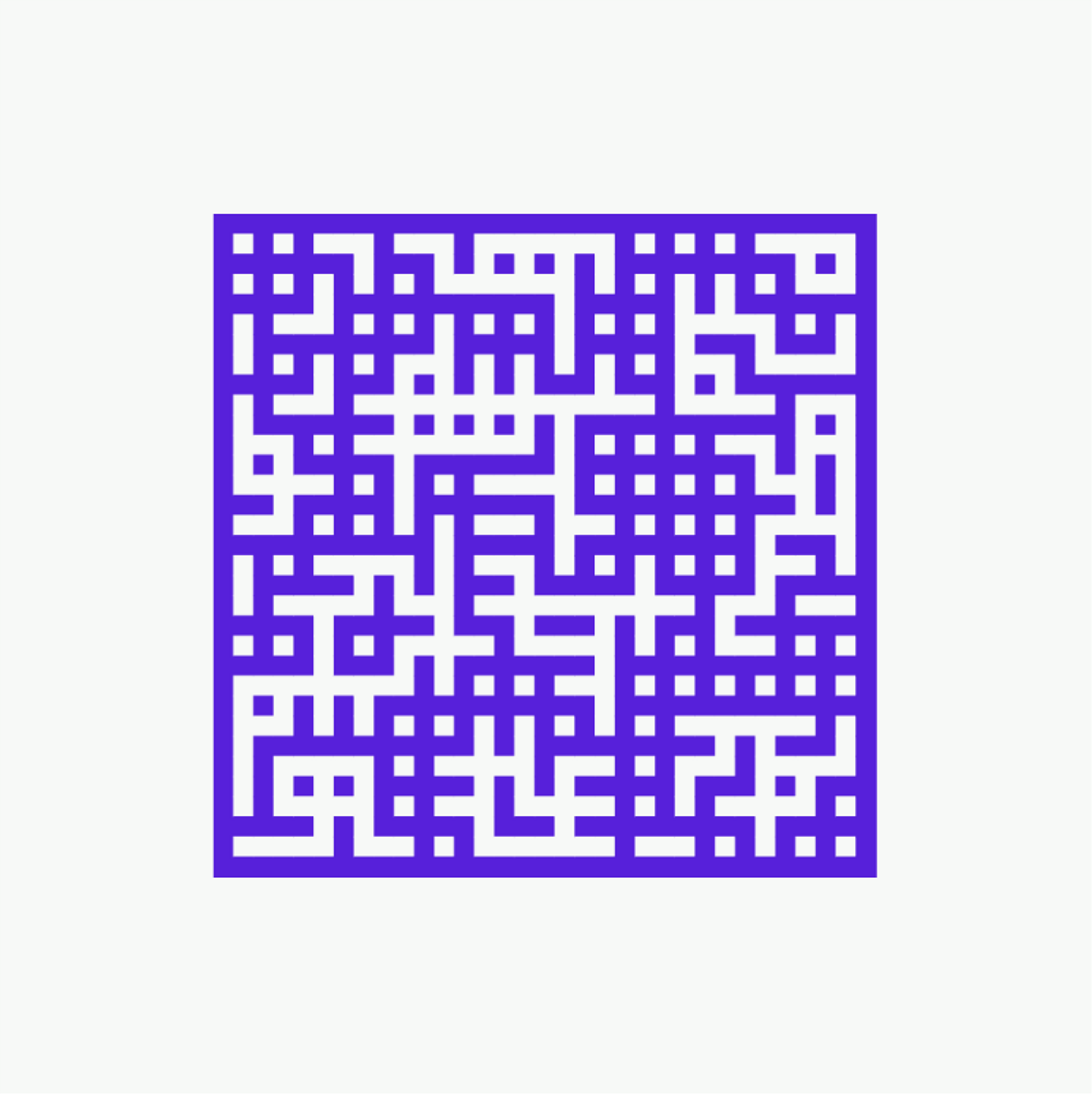 Grate Generative Art Purple