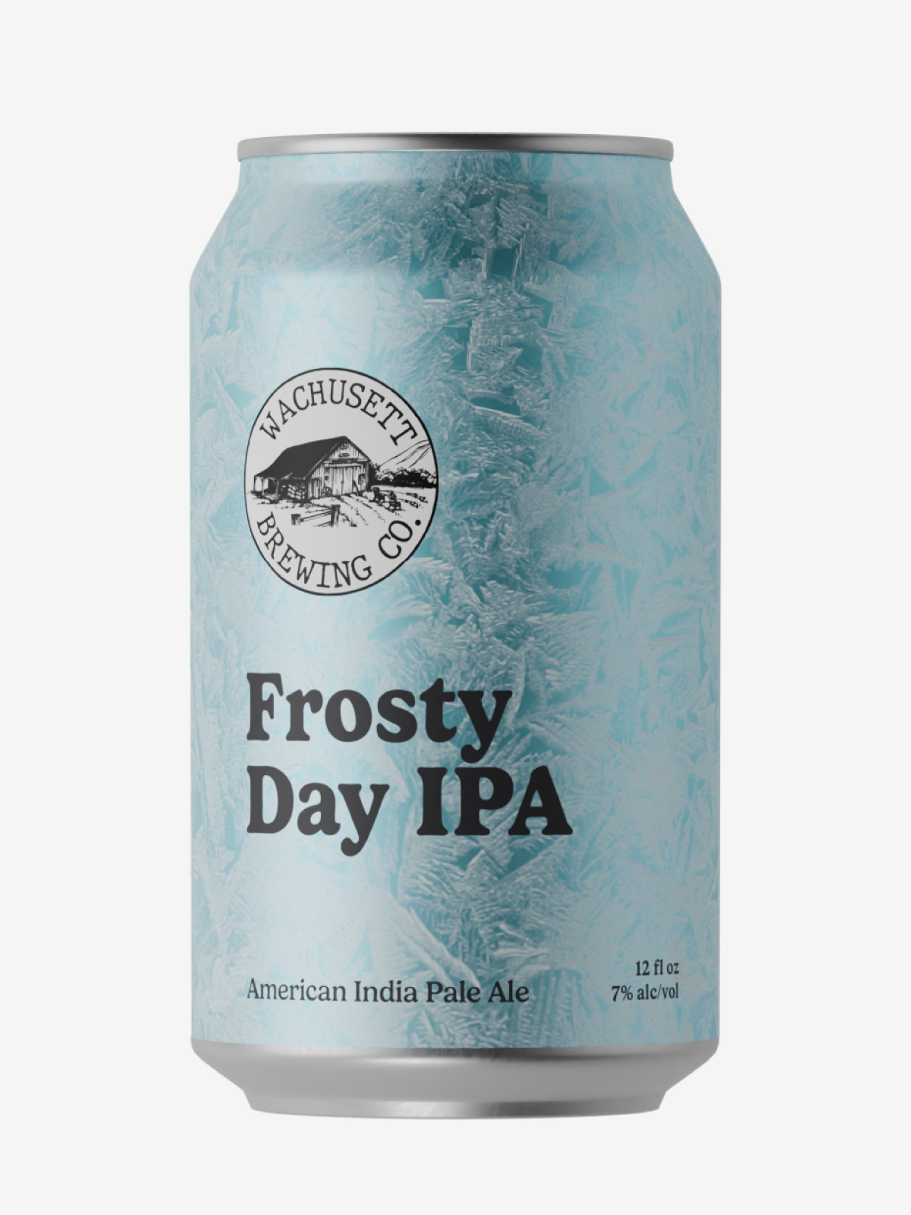 Frosty Day IPA Rendered beer can design