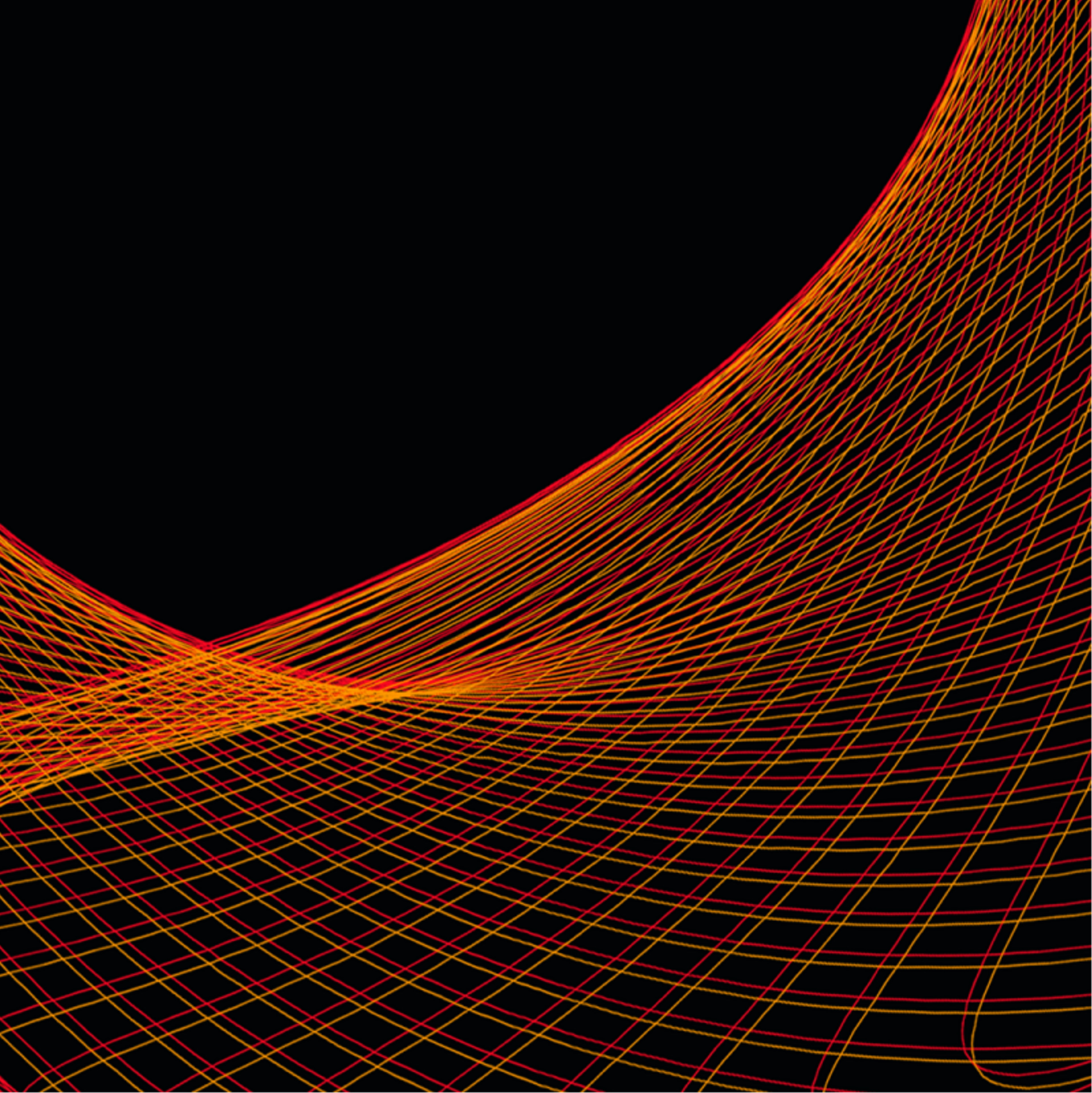 Spirograph Generative Art Orange Crop 1