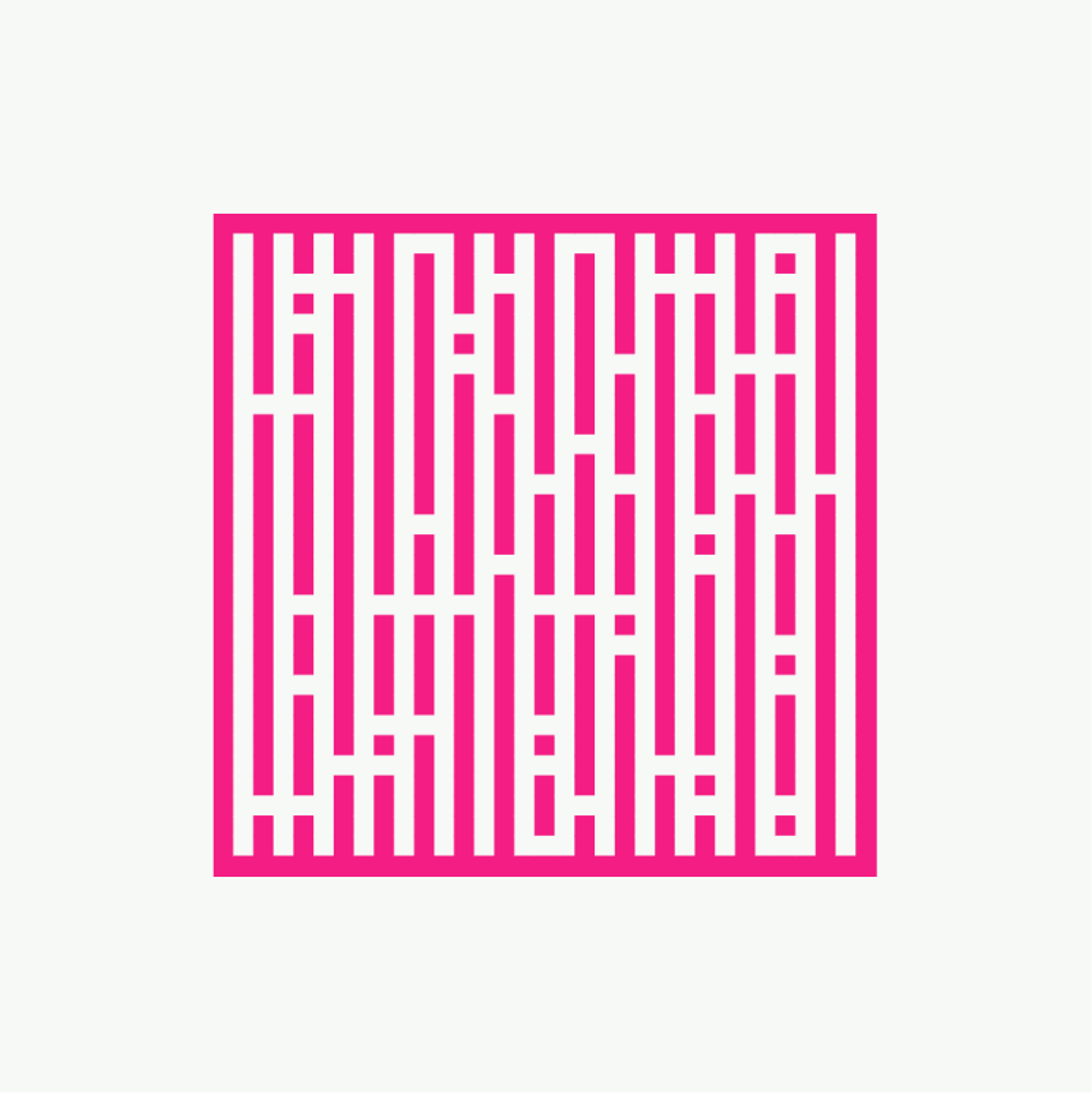 Grate Generative Art Pink