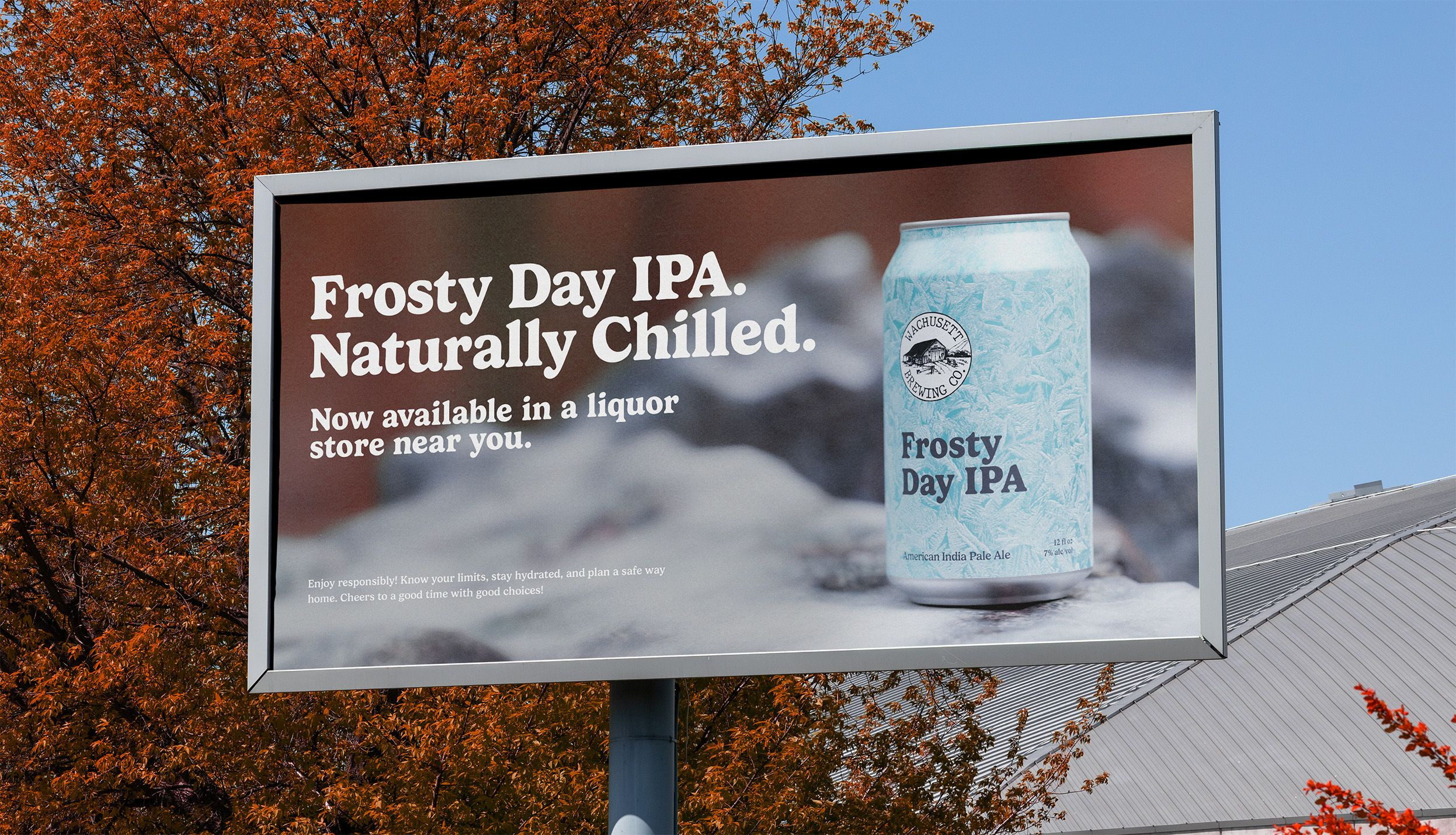 Watchusett Brewing Co Billboard Mockup