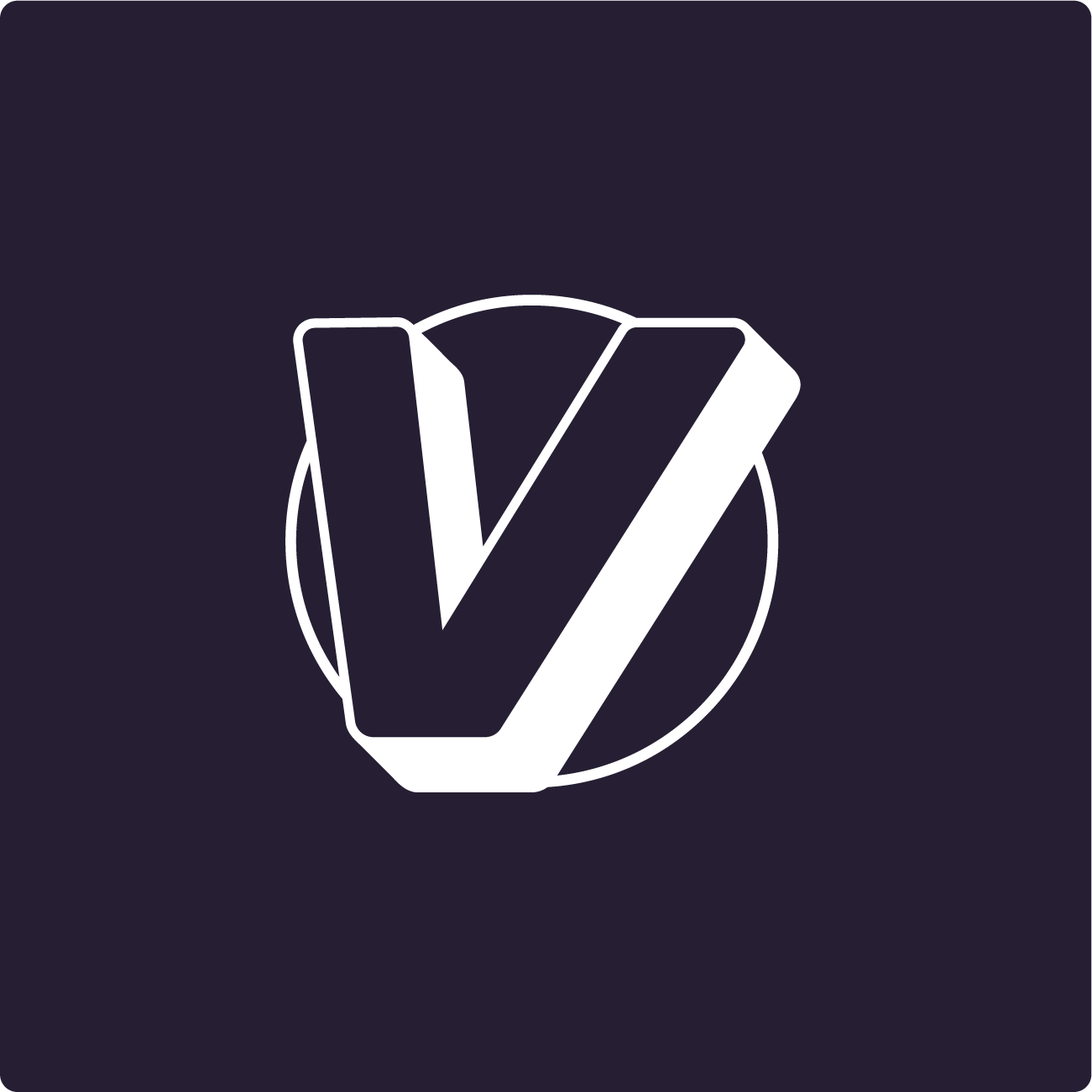 VShojo Logo Mark Dark